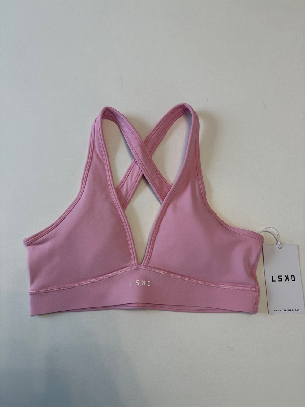 LSKD Pink Rose Stamina sports bra M
